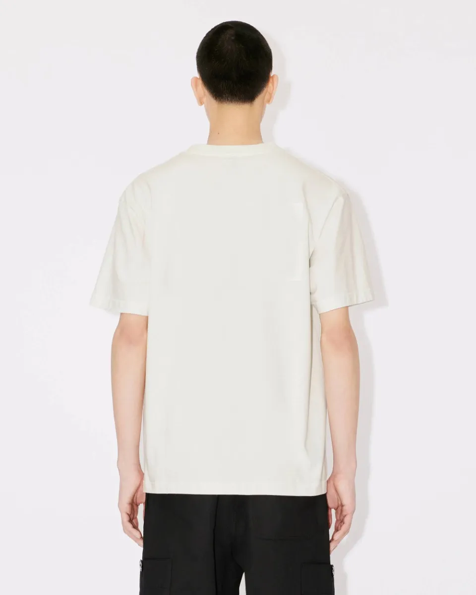 Kenzo (Kenzo) University Jungle Team 'BOKE FLOWER' T-SHIRT with large flower LOGO on the chest Color: Black Apricot White Tibetan Blue Size: M L XL XXL Three Standards Style Number: K 81